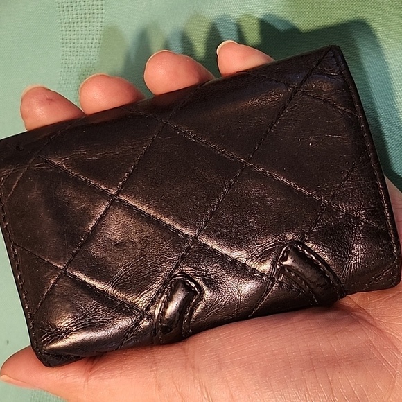 Chanel Black Cambon Ligne Leather Key Holder - Picture 13 of 14